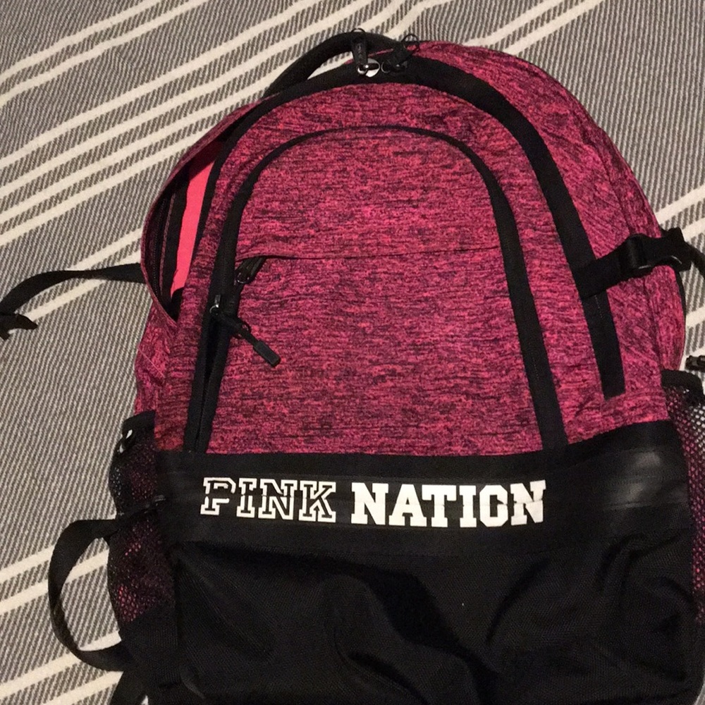 Pink backpack